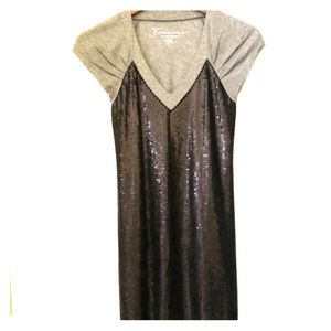 DKNY Sequin Front Dress